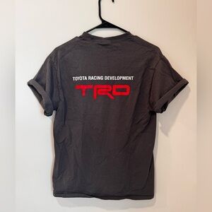 TRD TOYOTA Men's Grey T-Shirt COTTON medium
